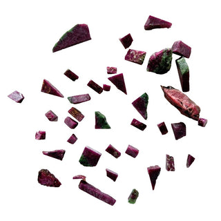 Rare Ruby & Zoisite 36 pieces / 90gms Natural Genuine Gems Gemstone Vibrant G3