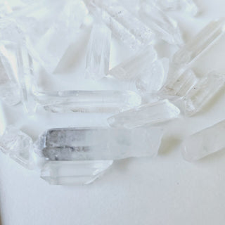 Quartz Crystal Points 52gm BULK LOT Clarity Genuine Gems Gemstone G3