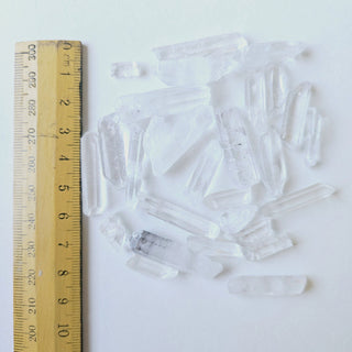 Quartz Crystal Points 52gm BULK LOT Clarity Genuine Gems Gemstone G3
