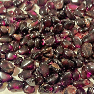 Tumbled Chips Garnet Natural Not treated Genuine Gems Gemstone 50gm bundle G7