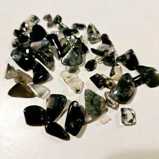 Moss Agate Forest Australian Ethically collected Tumbled Genuine Gemstone G7