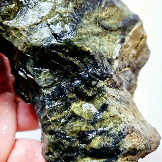 Amazing Serpentine/Verdite Specimen – Deep Green – 761g Natural GemStone G1
