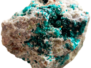 Beautiful Dioptase Specimen – Green Crystals – 80g Natural Mineral Genuine G1