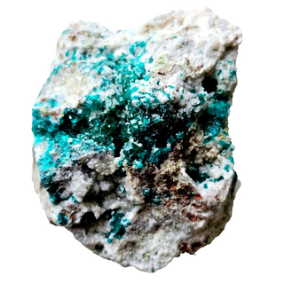 Beautiful Dioptase Specimen – Green Crystals – 80g Natural Mineral Genuine G1