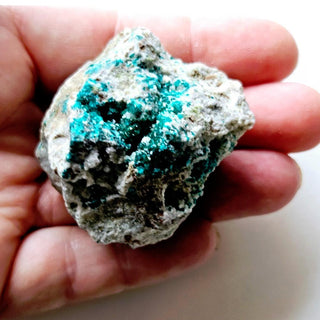 Beautiful Dioptase Specimen – Green Crystals – 80g Natural Mineral Genuine G1