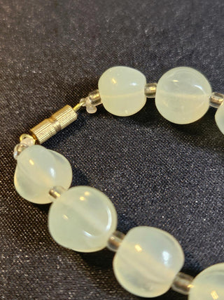 Feng Shui JADE QUAN YIN BUDDHA Necklace Hand Beaded - Compassion, Blessing