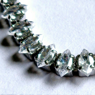 925 Sterling Silver Bridal Jewelry Cubic Zircon Zirconia Crystal Bracelet Bangle