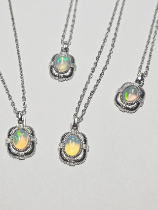 Solid Opal Pendant Royal Australian Genuine Gems Silver RRP$160