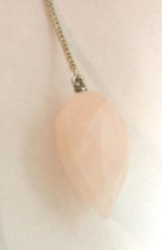 1 x QUARTZ, HERKIMER DIAMOND, LAPIS LAZULI or CHRYSOCOLLA GEMSTONE PENDULUM New