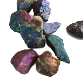 Peacock Ore Chalcopyrite Specimens 10 or 20 Pieces Iridescent Crystal Mineral