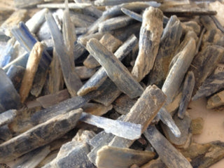 KYANITE BLADE CRYSTALS Blue gem stones Rare Natural Unique Collectors X 10