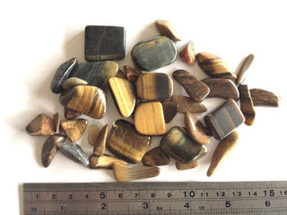 Tiger Eye Tumbled Polished Gemstones 100g Natural Golden Brown Crystal Healing