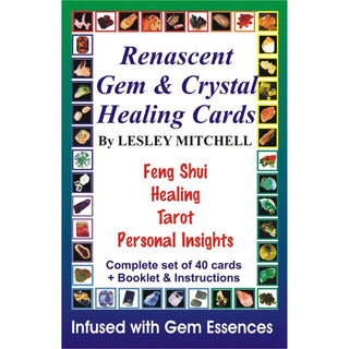 GEM CRYSTAL HEALING DESCRIPTION CARDS Tarot Healing Inspiration Deck