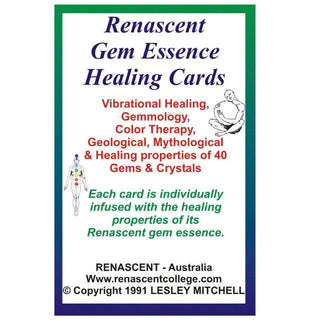 GEM CRYSTAL HEALING DESCRIPTION CARDS Tarot Healing Inspiration Deck