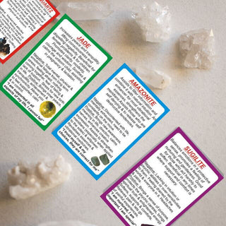 GEM CRYSTAL HEALING DESCRIPTION CARDS Tarot Healing Inspiration Deck