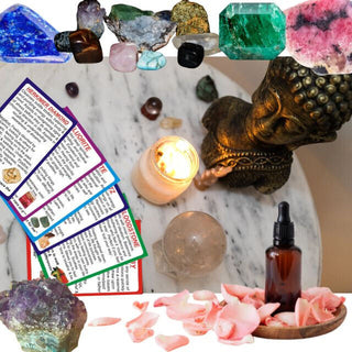 GEM CRYSTAL HEALING DESCRIPTION CARDS Tarot Healing Inspiration Deck