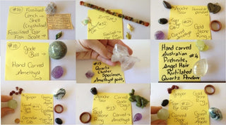 Gemstone Treasure Bags Crystals Rare Natural Gems Party Favours Gifts G2