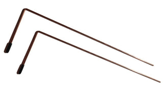Copper Alloy Divining Rods Set of 2 — Dowsing Geomancy Instructions