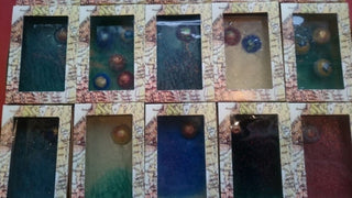 World Map Slide-Top Gift Box with Clear Window Beautifully Designed Cardboard Box for Gifts & Boutique Presentation