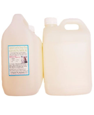 CASTILE GOATS MILK Liquid Soap Base - Ready to Use - Creamy, Nourishing