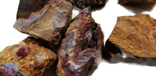 Yowah Boulder Opal Rough Specimens 10 Pieces Queensland Australia Hand Fossicked