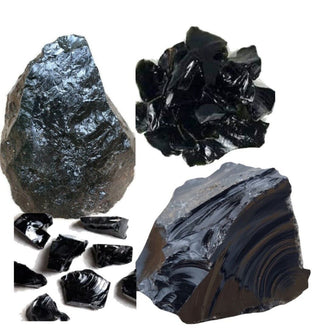 Genuine Obsidian - Specimen Gemstones, Real, Australian, Natural, Volcanic Glass