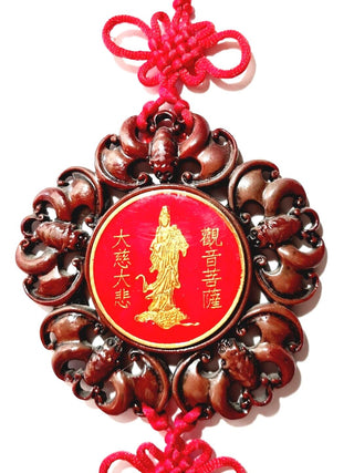 Quan Yin Goddess of Compassion Buddha Wall Hanging Peace Luck Blessings
