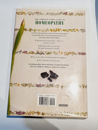 The Family Guide to Homoeopathy Book Illustrated Encyclopedia of Remedies Bx9