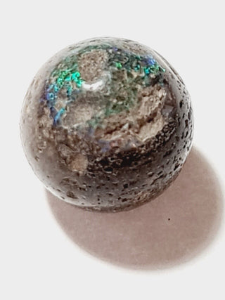 Tiny Opal Ball Lovely green blue colour flashes genuine Australian G4