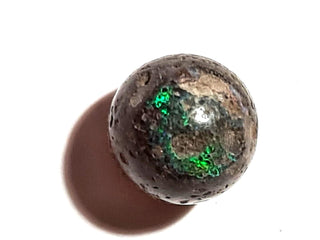 Tiny Opal Ball Lovely green blue colour flashes genuine Australian G4