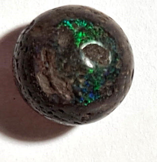 Tiny Opal Ball Lovely green blue colour flashes genuine Australian G4