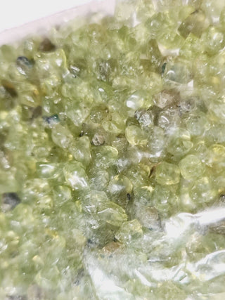 Olivine Peridot 10gms / 50carats polished chips Genuine Natural
