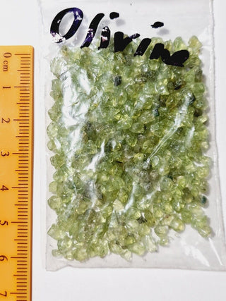 Olivine Peridot 10gms / 50carats polished chips Genuine Natural