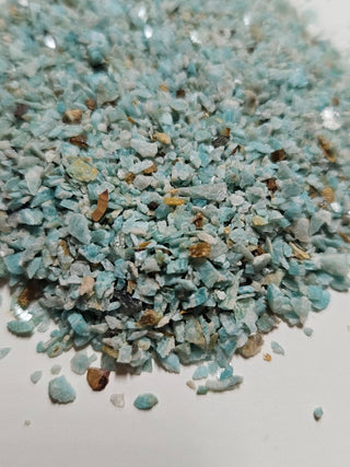 Amazonite TINY 1-3mm Rough Gemstone Chips x 100gm