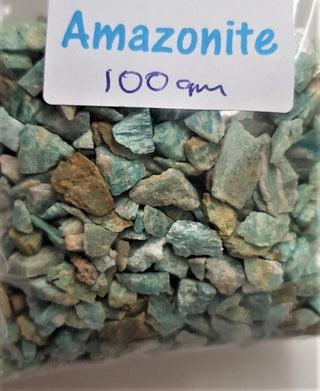Amazonite gem Chips  4-10mm 100gms Genuine Gems Gemstone Australian Real