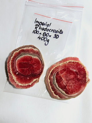 Imperial Rhodocrosite Natural Polished Very Rare Genuine Gems Gemstone