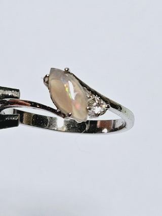 Natural Solid Opal Ring Genuine Australian Opal Silver Setting Showroom Clearance you choose style RRP$980+
