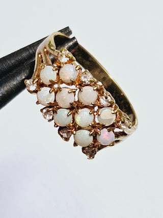 Natural Solid Opal Ring Genuine Australian Opal Silver Setting Showroom Clearance you choose style RRP$980+