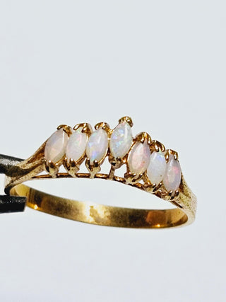 Natural Solid Opal Ring Genuine Australian Opal Silver Setting Showroom Clearance you choose style RRP$980+
