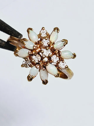 Natural Solid Opal Ring Genuine Australian Opal Silver Setting Showroom Clearance you choose style RRP$980+