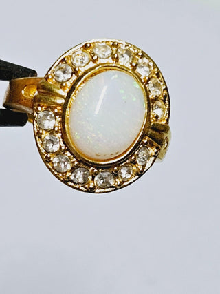 Natural Solid Opal Ring Genuine Australian Opal Silver Setting Showroom Clearance you choose style RRP$980+