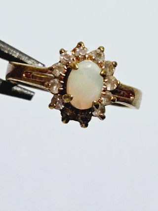 Natural Solid Opal Ring Genuine Australian Opal Silver Setting Showroom Clearance you choose style RRP$980+