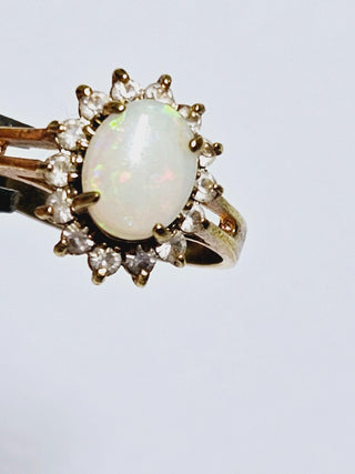 Natural Solid Opal Ring Genuine Australian Opal Silver Setting Showroom Clearance you choose style RRP$980+