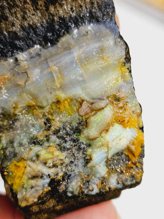 Yowah Sheet Opal Matrix 88gms / 440 Carats Boulder Queensland Colour Flash H1