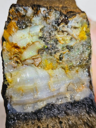 Yowah Sheet Opal Matrix 88gms / 440 Carats Boulder Queensland Colour Flash H1