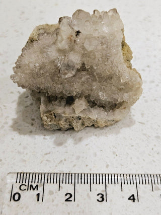 Elestial Quartz / Smoky Quartz Crystal Cluster Genuine Gems Gemstone 62gm H1