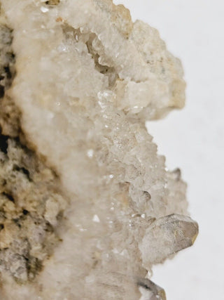 Elestial Quartz / Smoky Quartz Crystal Cluster Genuine Gems Gemstone 62gm H1