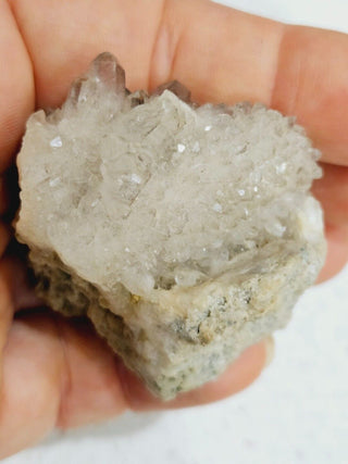Elestial Quartz / Smoky Quartz Crystal Cluster Genuine Gems Gemstone 62gm H1