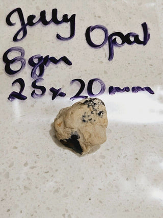 Jelly Opal Nodule 8gm / 40 Carat Genuine Gems Gemstone rare Colour Bubble H1