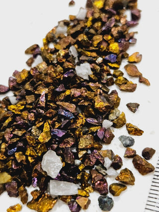 Chalcopyrite rough Chips Natural Untreated Genuine Gems Gemstone 23gm Bundle H1